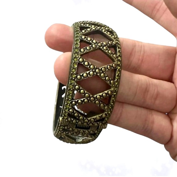 Heidi Daus Vintage Hidden Watch Bangle Bracelet - Picture 3 of 3